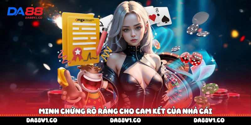 Minh chứng rõ ràng cho cam kết của nhà cái
